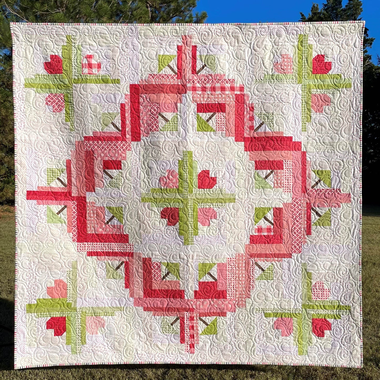 Heartfelt Holiday Digital Quilt Pattern