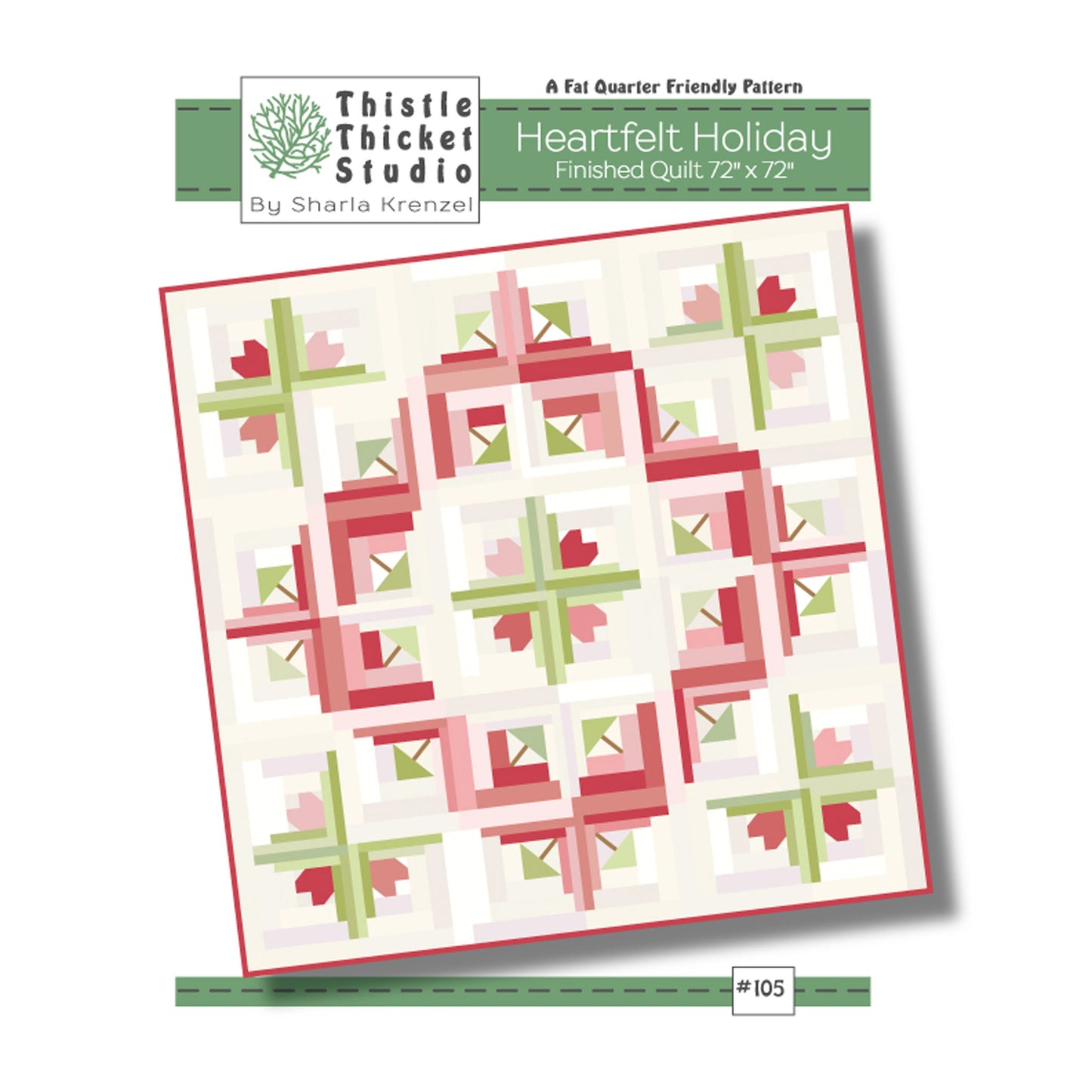 Heartfelt Holiday Digital Quilt Pattern